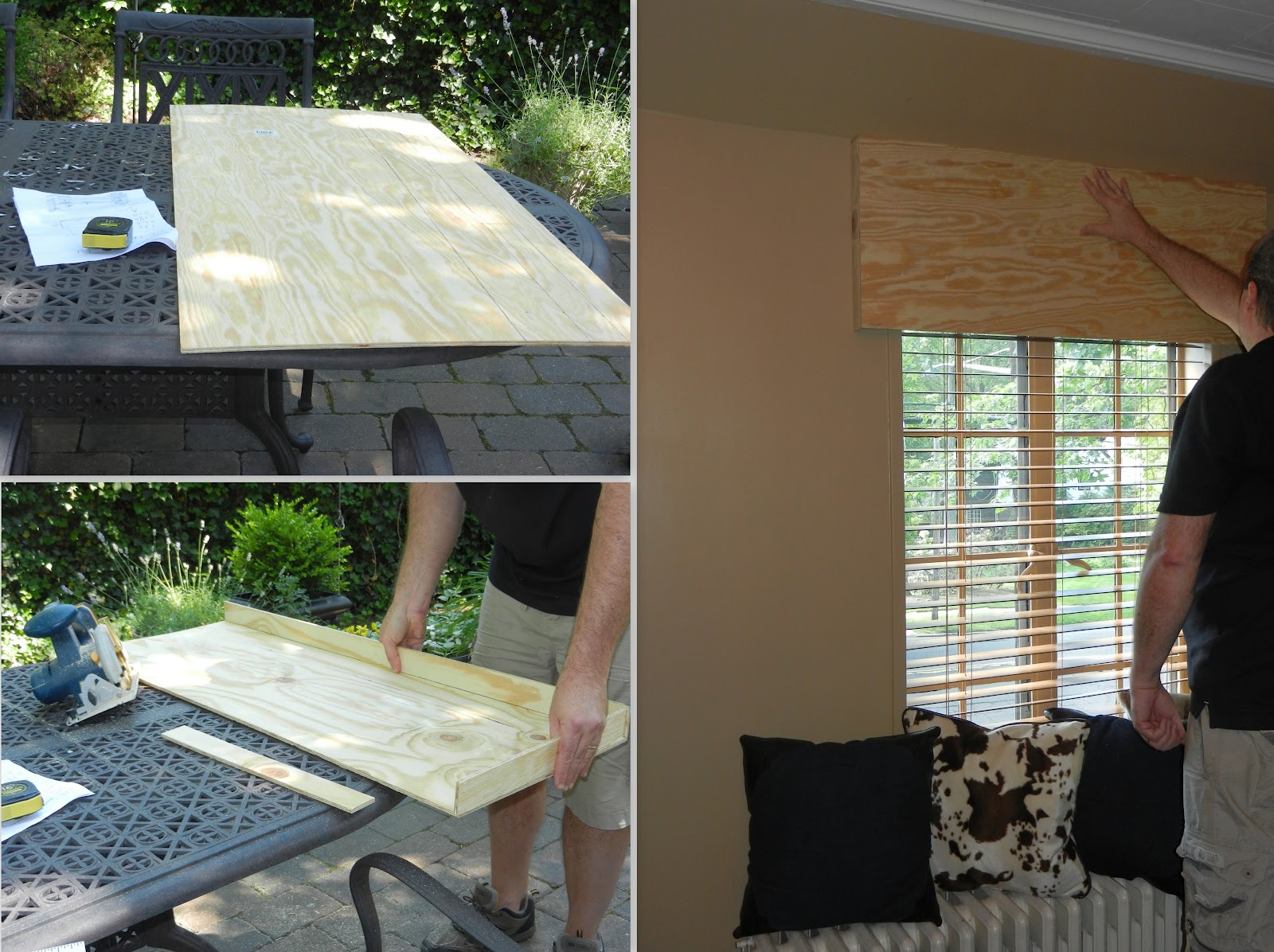 rustic wood cornice